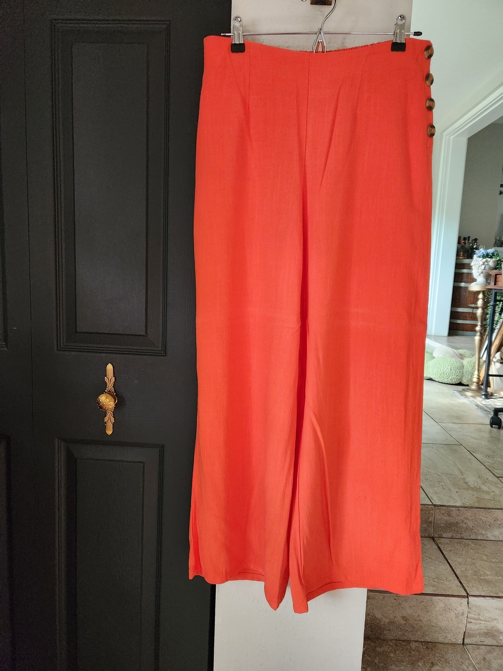 Sienna Sky Wide-Leg Pants in Orange